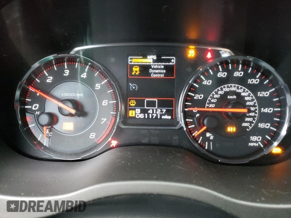 2019 Subaru WRX with VIN JF1VA1A69K9815748, listed as a Copart auction lot 36079333 with 61,171 mi miles. Bid and sale history available at carsss.com. Image 9.