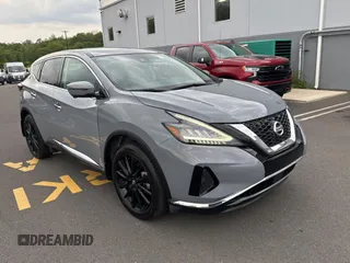 2022 Nissan Murano SL z VIN 5N1AZ2CS9NC109786, wystawiony jako Copart lot #59403605 z przebiegiem 9 541 mil mil oraz Czysty tytuł • Clean title. Historia ofert i sprzedaży dostępna na DreamBid. Obrazek 1.