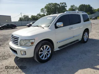 2010 Infiniti QX56 with VIN 5N3ZA0NF3AN904787, listed as a Copart auction lot 55149195 with 227,730 mi miles and Salvage title. Bid and sale history available at DreamBid. Image 1.