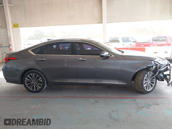 2017 Genesis G80 3.8L with VIN KMHGN4JE4HU171285, listed as a IAAI auction lot 42197648 with 125,192 mi miles and . Bid and sale history available at DreamBid. Image 12.