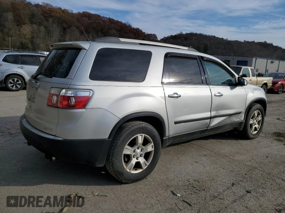 2010 GMC Acadia SL with VIN 1GKLVKED0AJ164242, listed as a Copart auction lot 78519404 with 117,202 mi miles and Salvage Title. Bid and sale history available at carsss.com. Image 3.