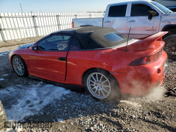 1998 Mitsubishi Eclipse GS with VIN 4A3AX35G4WE002625, listed as a Copart auction lot 88433365 with 227,413 mi miles and Salvage Title. Bid and sale history available at carsss.com. Image 2.