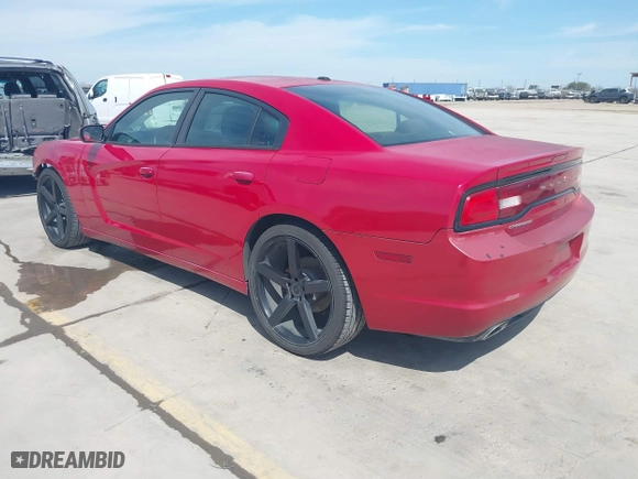 2013 Dodge Charger SE with VIN 2C3CDXBG7DH664953, listed as a IAAI auction lot 41661491 with 92,595 mi miles. Bid and sale history available at carsss.com. Image 3.