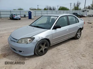 2004 Honda Civic EX with VIN 2HGES26704H528124, listed as a Copart auction lot 51548095 with 263,555 mi miles and Salvage Title. Bid and sale history available at DreamBid. Image 1.