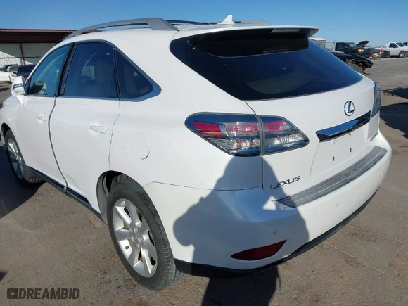 2010 Lexus RX 350 with VIN 2T2ZK1BA6AC018115, listed as a IAAI auction lot 41299445 with 124,761 mi miles. Bid and sale history available at carsss.com. Image 3.