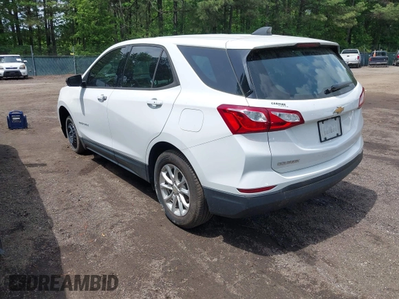 2019 Chevrolet Equinox LS with VIN 2GNAXHEV1K6222437, listed as a IAAI auction lot 42131130 with 50,404 mi miles and . Bid and sale history available at carsss.com. Image 3.