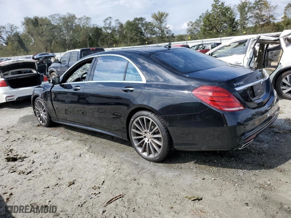 2015 Mercedes-Benz S-Class S 550 with VIN WDDUG8CBXFA156810, listed as a Copart auction lot 74266554 with 69,159 mi miles and Non Repairable. Bid and sale history available at carsss.com. Image 2.