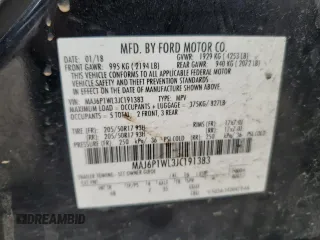 2018 Ford EcoSport Titanium z VIN MAJ6P1WL3JC191383, wystawiony jako Copart lot #51525835 z przebiegiem 97 895 mil mil oraz Szkoda całkowita • Salvage title. Historia ofert i sprzedaży dostępna na DreamBid. Obrazek 13.