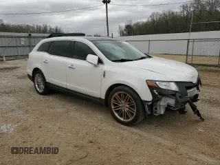2015 Lincoln MKT EcoBoost with VIN 2LMHJ5AT5FBL04616, listed as a Copart auction lot 49819275 with 93,591 mi miles and Salvage Title. Bid and sale history available at DreamBid. Image 4.