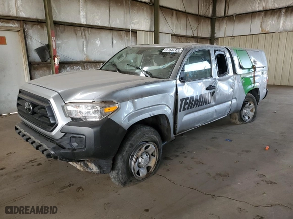 2022 Toyota Tacoma 2WD SR with VIN 3TYRX5GN5NT058504, listed as a Copart auction lot 87547455 with 42,065 mi miles and Clean Title. Bid and sale history available at carsss.com. Image 1.