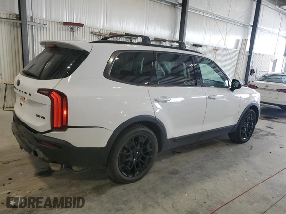 2021 Kia Telluride SX with VIN 5XYP5DHC7MG152914, listed as a Copart auction lot 54172835 with 109,105 mi miles and Salvage title. Bid and sale history available at DreamBid. Image 3.