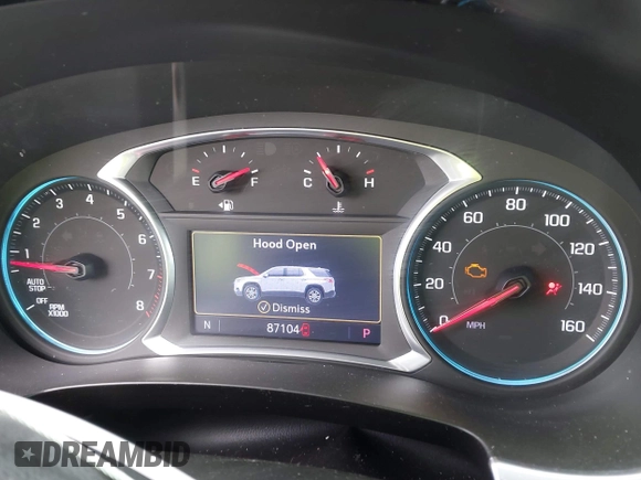 2020 Chevrolet Traverse LT with VIN 1GNERHKW3LJ237616, listed as a IAAI auction lot 42272845 with 87,104 mi miles and . Bid and sale history available at DreamBid. Image 7.
