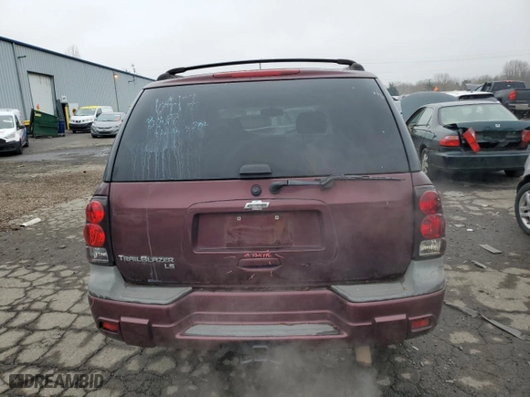 2006 Chevrolet TrailBlazer LT with VIN 1GNDT13S462359898, listed as a Copart auction lot 89170985 with 194,251 mi miles and Salvage Title. Bid and sale history available at carsss.com. Image 6.