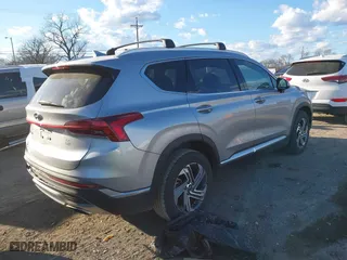 2022 Hyundai Santa Fe SEL with VIN 5NMS24AJ6NH433542, listed as a IAAI auction lot 41683226 with 134,809 mi miles. Bid and sale history available at carsss.com. Image 4.