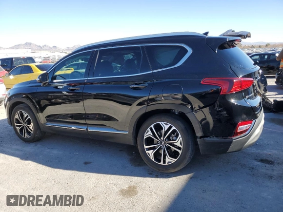 2019 Hyundai Santa Fe Ultimate with VIN 5NMS53AA3KH129405, listed as a Copart auction lot 88552505 with 21,328 mi miles and Salvage Title. Bid and sale history available at carsss.com. Image 2.