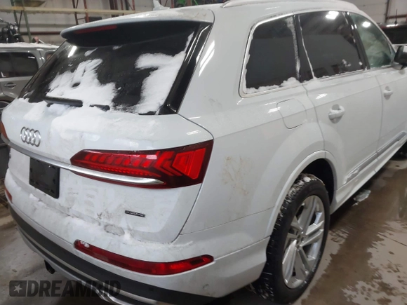 2023 Audi Q7 Premium Plus with VIN WA1LXBF79PD006076, listed as a IAAI auction lot 41410273 with 18,409 mi miles. Bid and sale history available at carsss.com. Image 4.