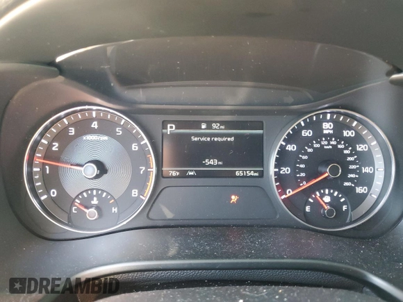 2022 Kia Forte LXS with VIN 3KPF24AD3NE473371, listed as a Copart auction lot 50612325 with 65,154 mi miles and Non Repairable. Bid and sale history available at DreamBid. Image 9.
