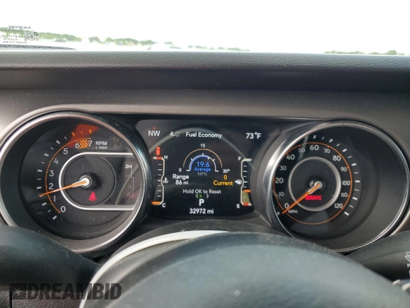 2023 Jeep Wrangler Sport S with VIN 1C4HJXDNXPW569699, listed as a Copart auction lot 52392145 with 32,972 mi miles and Salvage title. Bid and sale history available at DreamBid. Image 9.
