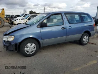 1998 Toyota Sienna CE with VIN 4T3ZF19C4WU011970, listed as a Copart auction lot 80956784 with 365,415 mi miles and Salvage Title. Bid and sale history available at carsss.com. Image 1.