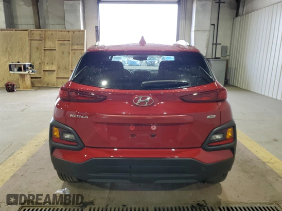 2019 Hyundai Kona SEL with VIN KM8K6CAA6KU257297, listed as a Copart auction lot 53932555 with 59,226 mi miles and Salvage Title. Bid and sale history available at DreamBid. Image 6.