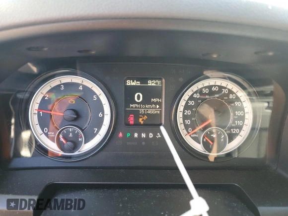 2017 Ram 1500 Express with VIN 1C6RR7KG7HS681569, listed as a Copart auction lot 48536255 with 151,466 mi miles and Salvage title. Bid and sale history available at DreamBid. Image 9.
