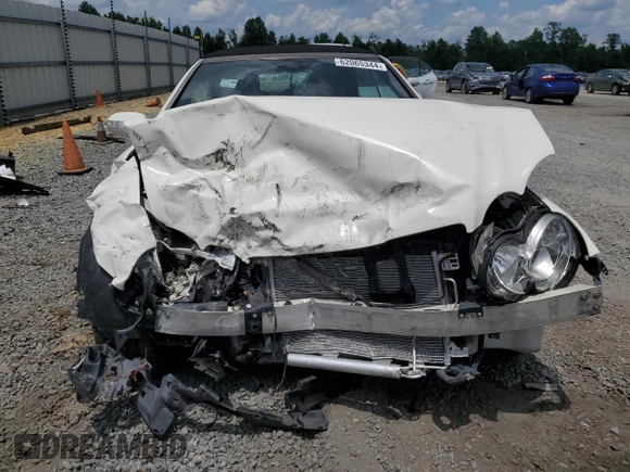 2008 Mercedes-Benz CLK 350 with VIN WDBTK56F68F253444, listed as a Copart auction lot 62065344 with 138,842 mi miles and Salvage title. Bid and sale history available at DreamBid. Image 5.