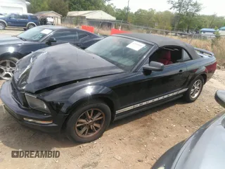 2005 Ford Mustang Deluxe with VIN 1ZVHT84N855259857, listed as a IAAI auction lot 42049030 with 228,608 mi miles. Bid and sale history available at carsss.com. Image 2.