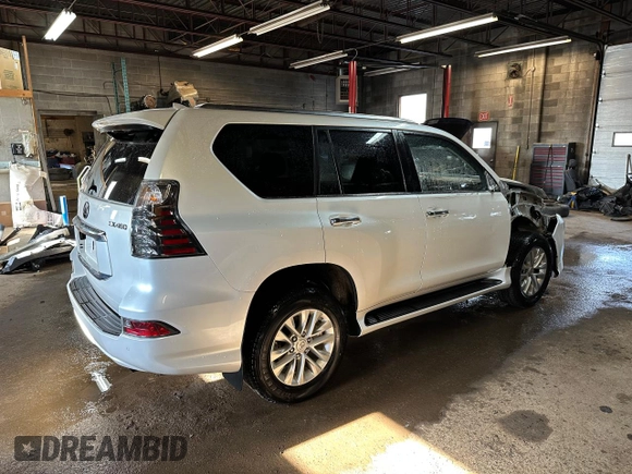 2023 Lexus GX with VIN JTJAM7BX0P5354526, listed as a Copart auction lot 54918225 with 18,668 mi miles and Non Repairable. Bid and sale history available at carsss.com. Image 3.