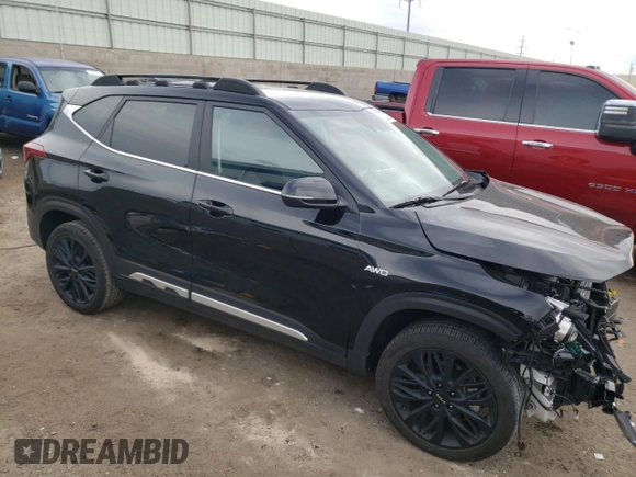 2023 Kia Seltos Nightfall with VIN KNDEUCA22P7417438, listed as a Copart auction lot 41137734 with 13,865 mi miles and Salvage Title. Bid and sale history available at DreamBid. Image 4.