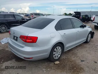 2015 Volkswagen Jetta S with VIN 3VW2K7AJ2FM312911, listed as a IAAI auction lot 42570728 with 94,385 mi miles and . Bid and sale history available at DreamBid. Image 4.