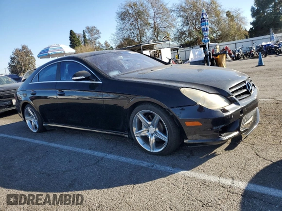 2007 Mercedes-Benz CLS 550 with VIN WDDDJ72X47A109427, listed as a Copart auction lot 88588885 with Not provided miles and Salvage title. Bid and sale history available at DreamBid. Image 4.