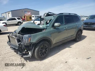 2024 Kia Telluride SX Prestige X-Line z VIN 5XYP5DGC5RG496315, wystawiony jako Copart lot #49352095 z przebiegiem 21 152 mil mil oraz Nie do naprawy • Non repairable. Historia ofert i sprzedaży dostępna na DreamBid. Obrazek 1.
