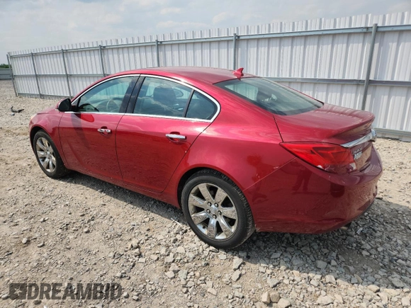 2012 Buick Regal Turbo Premium 1 with VIN 2G4GS5EV7C9214533, listed as a Copart auction lot 59638735 with 177,136 mi miles and Non repairable. Bid and sale history available at DreamBid. Image 2.