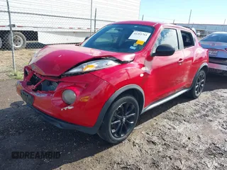 2014 Nissan Juke S with VIN JN8AF5MRXET356779, listed as a IAAI auction lot 41351761 with 1 mi miles. Bid and sale history available at carsss.com. Image 18.