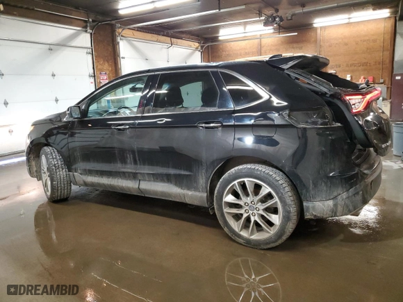 2017 Ford Edge Titanium with VIN 2FMPK4K88HBC48148, listed as a Copart auction lot 48799735 with 97,786 mi miles and Salvage Title. Bid and sale history available at carsss.com. Image 2.