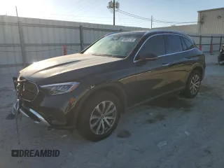 2024 Mercedes-Benz GLC with VIN W1NKM4HB7RF189484, listed as a Copart auction lot 49585215 with 0 mi miles and Salvage Title. Bid and sale history available at carsss.com. Image 1.