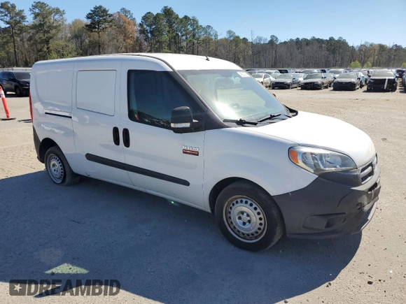 2015 Ram ProMaster City Cargo Tradesman with VIN ZFBERFAT6F6A27495, listed as a Copart auction lot 49292735 with 113,953 mi miles and Salvage Title. Bid and sale history available at DreamBid. Image 4.