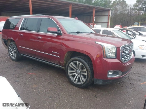 2020 GMC Yukon XL Denali with VIN 1GKS1HKJ7LR170497, listed as a IAAI auction lot 41562109 with 97,357 mi miles. Bid and sale history available at carsss.com. Image 1.