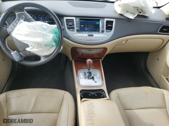 2012 Hyundai Genesis 3.8L with VIN KMHGC4DD2CU185395, listed as a Copart auction lot 47759835 with 87,845 mi miles and Salvage Title. Bid and sale history available at carsss.com. Image 8.