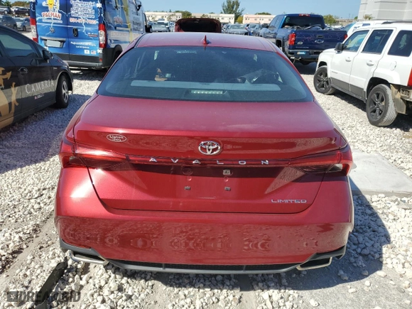 2020 Toyota Avalon Limited with VIN 4T1DZ1FB8LU045685, listed as a Copart auction lot 47744585 with 21,819 mi miles and Salvage Title. Bid and sale history available at carsss.com. Image 6.
