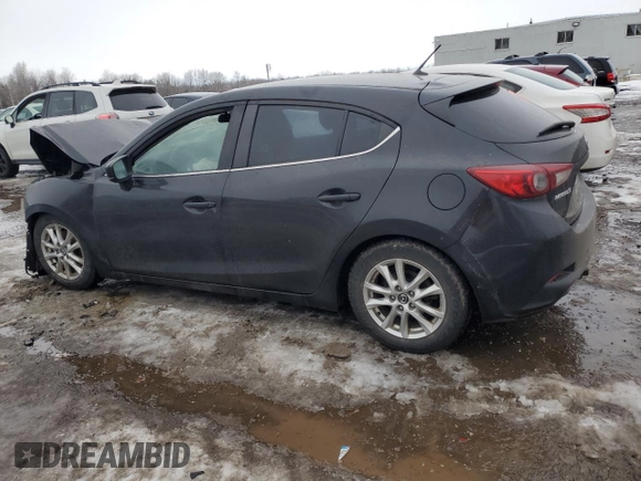 2017 Mazda 3 Touring with VIN JM1BN1L70H1153850, listed as a Copart auction lot 47006105 with Not Provided miles and Salvage Title. Bid and sale history available at carsss.com. Image 2.