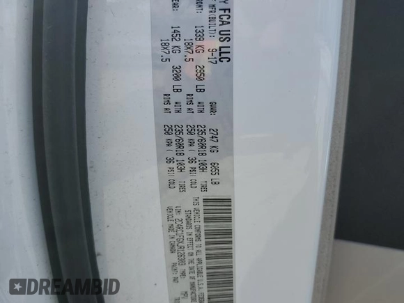 2018 Chrysler Pacifica Touring Plus with VIN 2C4RC1FGXJR126303, listed as a Copart auction lot 66100745 with 97,556 mi miles and Salvage title. Bid and sale history available at DreamBid. Image 13.