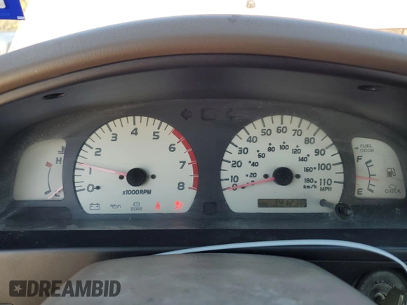2002 Toyota Tacoma PreRunner with VIN 5TESM92N62Z111116, listed as a Copart auction lot 43578445 with 341,236 mi miles and Salvage title. Bid and sale history available at DreamBid. Image 9.
