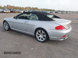 2004 BMW 6 Series 645Ci with VIN WBAEK73444B320856, listed as a IAAI auction lot 41718919 with 185,052 mi miles. Bid and sale history available at carsss.com. Image 3.