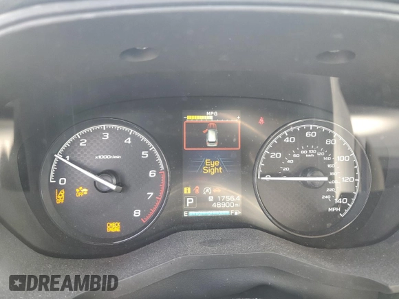 2020 Subaru Forester with VIN JF2SKADCXLH434284, listed as a Copart auction lot 49409685 with 48,900 mi miles and Salvage Title. Bid and sale history available at carsss.com. Image 9.