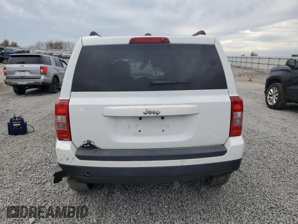 2017 Jeep Patriot Sport SE with VIN 1C4NJPBAXHD140479, listed as a Copart auction lot 80624914 with 127,860 mi miles and Clean title. Bid and sale history available at DreamBid. Image 6.
