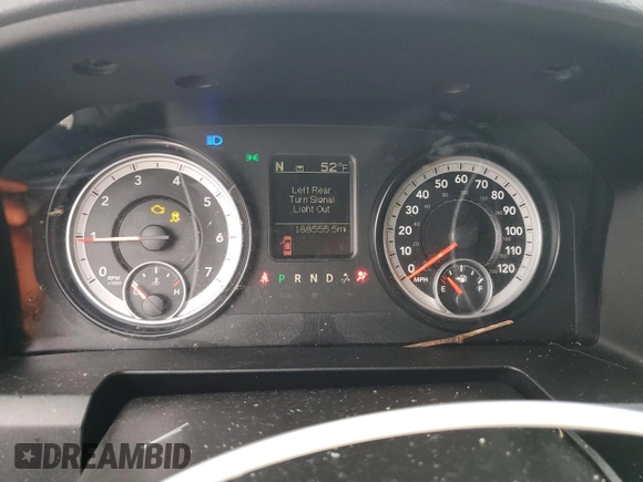 2014 Ram 2500 SLT with VIN 3C6TR5DT2EG193797, listed as a Copart auction lot 44714975 with 188,555 mi miles and Salvage title. Bid and sale history available at DreamBid. Image 9.