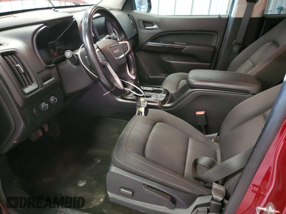 2018 GMC Canyon 4WD SLE z VIN 1GTG6CENXJ1132259, wystawiony jako Copart lot #49834865 z przebiegiem 88 262 mil mil oraz Szkoda całkowita • Salvage title. Historia ofert i sprzedaży dostępna na DreamBid. Obrazek 7.