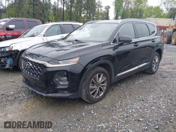 2019 Hyundai Santa Fe SEL with VIN 5NMS33AD0KH085380, listed as a IAAI auction lot 41970730 with 174,126 mi miles and . Bid and sale history available at DreamBid. Image 17.