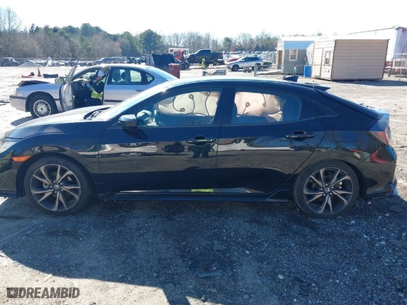 2018 Honda Civic Hatchback Sport with VIN SHHFK7H47JU207362, listed as a IAAI auction lot 41597921 with NaN miles. Bid and sale history available at carsss.com. Image 14.